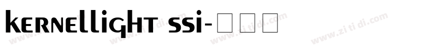 kernellight ssi字体转换
